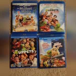 NWOT 4 MUPPET MOVIES on bluray